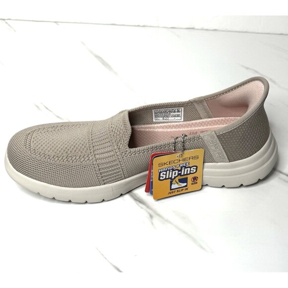 Skechers On The Go Slip-On Flex-Camellia RIGHT SHOE ONLY 7.5 Wide Fit Taupe  NWT - Picture 2 of 10